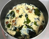 なめことわかめのとろたまスープ☆作り方4写真