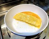 ☆丸型フライパンでウインナーの卵焼き☆作り方7写真