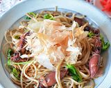 まぐろ花削りのダブル使いで＊和・焼き蕎麦作り方7写真
