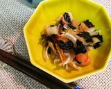 カニカマ・ミミガー海苔和え作り方4写真