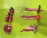 お弁当にも、蓮根人参いんげんの豚肉巻き!作り方7写真