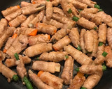 お弁当にも、蓮根人参いんげんの豚肉巻き！作り方13写真