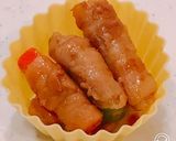 お弁当にも、蓮根人参いんげんの豚肉巻き!作り方16写真