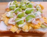 朝食！そら豆と卵のサンドイッチ作り方7写真