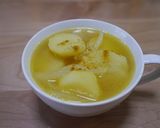 新じゃがと新玊ねぎのバターカレー味噌汁　作り方5写真