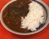 ☕ほうれん草と挽肉の喫茶店家カレー作り方19写真