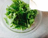 水菜の中華クラゲ和え作り方2写真