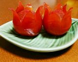 ミニトマトでお花作るよ。作り方16写真