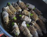 豚肉のきのこ＆野菜巻きジャン風味作り方4写真