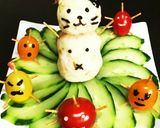 キュウリだけで綺麗なサラダ作り方7写真