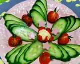 キュウリだけで綺麗なサラダ作り方9写真