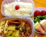 ママへのお弁当^_^180510作り方6写真