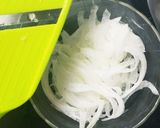 新玉ねぎと乾燥小エビとゆかりの卵焼き作り方1写真