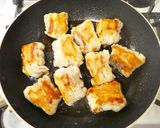 豚ばら肉巻き豆腐～ステーキソースがけ～作り方16写真