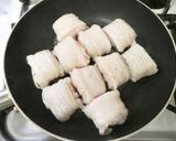 豚ばら肉巻き豆腐～ステーキソースがけ～作り方14写真
