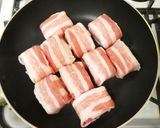 豚ばら肉巻き豆腐～ステーキソースがけ～作り方13写真