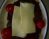 残りカレー、餅とチーズでグラタン風作り方2写真