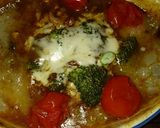 残りカレー、餅とチーズでグラタン風作り方3写真
