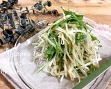 レンジで簡単！水菜とカニカマの塩昆布和え作り方9写真
