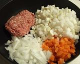コロコロ大根とひき肉のトマト煮作り方1写真