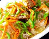 豚ばら肉巻き豆腐～ステーキソースがけ～作り方28写真