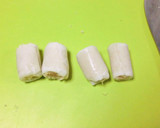 えのきとかまぼこで貝柱風フライ作り方4写真