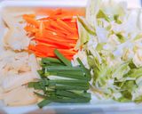 ぱりっと香ばし麺のあんかけ焼きそば作り方1写真