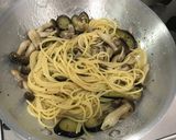 ナスとしめじのトマトソースパスタ作り方7写真