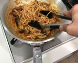 ナスとしめじのトマトソースパスタ作り方9写真
