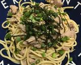 豚こまと万能ネギ、キャベツの和風パスタ♪作り方3写真