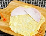 薄焼き卵のハム巻き作り方3写真