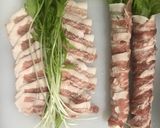 豚肉と水菜のおろしポン酢作り方1写真