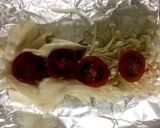 塩酒粕とトマトでうまうま♪鮭のホイル焼き作り方4写真