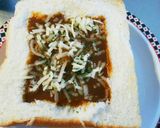 7cm チーズカレートースト❤作り方3写真