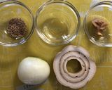 新玉ねぎとお麩の酢味噌和え作り方1写真