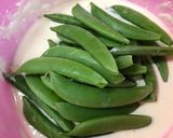 シャキッと甘いスナップえんどうの天ぷら作り方3写真