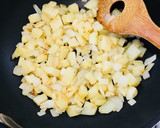 サバ缶とポテトのガーリック焼き作り方2写真