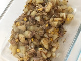サバ缶とポテトのガーリック焼き