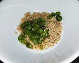 そぼろといんげん豆の卵焼き作り方1写真