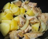 むね肉とじゃが芋のケチャプ煮♪作り方5写真