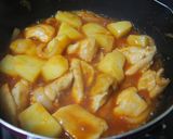 むね肉とじゃが芋のケチャプ煮♪作り方7写真