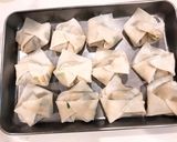 海老と大葉のワンタン汁そば作り方6写真