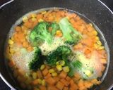 〜離乳食☆フワフワ野菜ホットケーキ〜作り方1写真