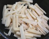 蓮根とちくわのマヨきんぴら。作り方3写真