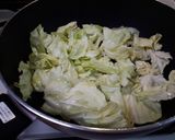 さば缶と春キャベツの味噌炒め作り方4写真