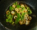 ピーマンと竹輪の胡麻マヨネーズ炒め作り方4写真