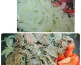 １０分で簡単！牛肉とトマトのカレー炒め作り方3写真