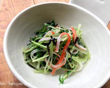 水菜とえのきの胡麻塩昆布サラダ作り方9写真