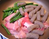 こんにゃく豚肉のゴマドレッシング炒め★作り方3写真