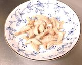 キャベツとささみの梅ごまパスタ作り方2写真